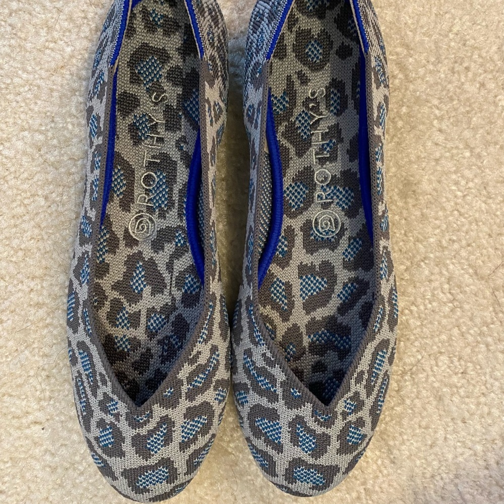 Rothys Grey Spot Flats